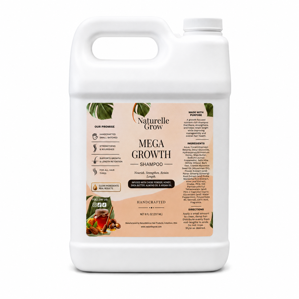 Mega Growth Gentle Shampoo (Bulk)