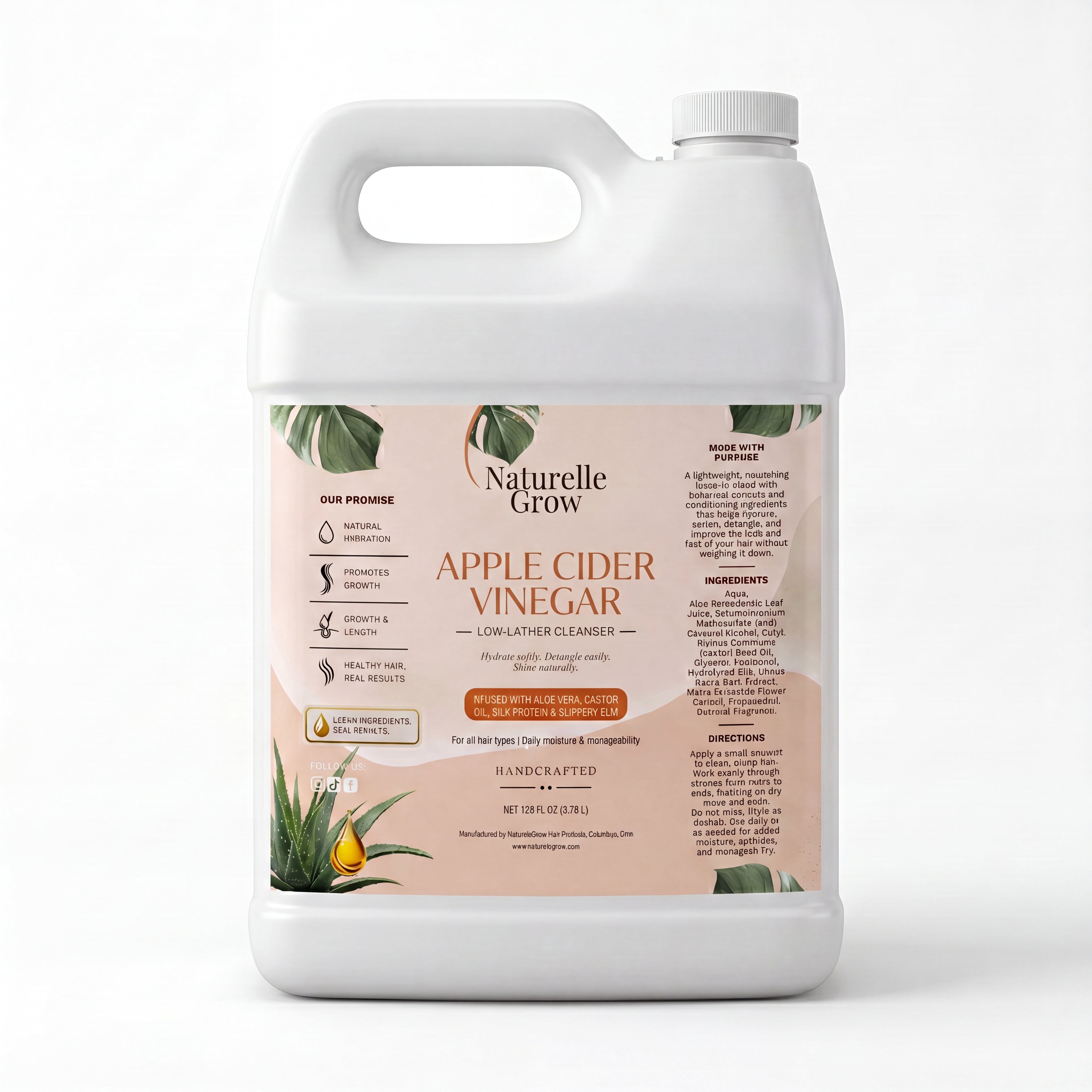 Apple Cider Vinegar Low Lather Cleanser (Bulk)